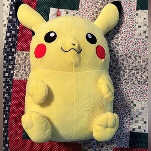 Pokemon Nintendo Pikachu Stuffed Animal Yellow Plush Figure 16" 2019 Toy Factory